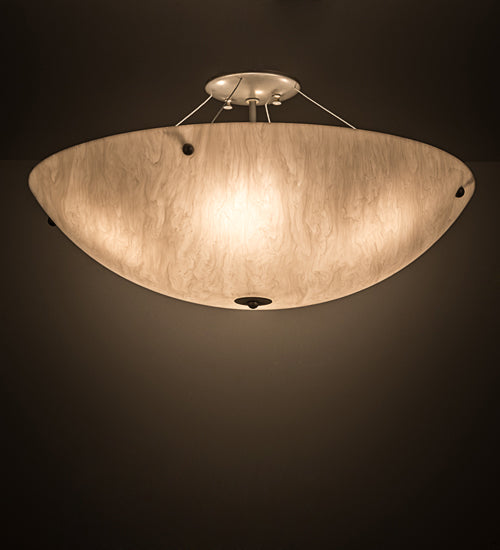 Meyda Tiffany Cypola 177544 Ceiling Light - Nickel