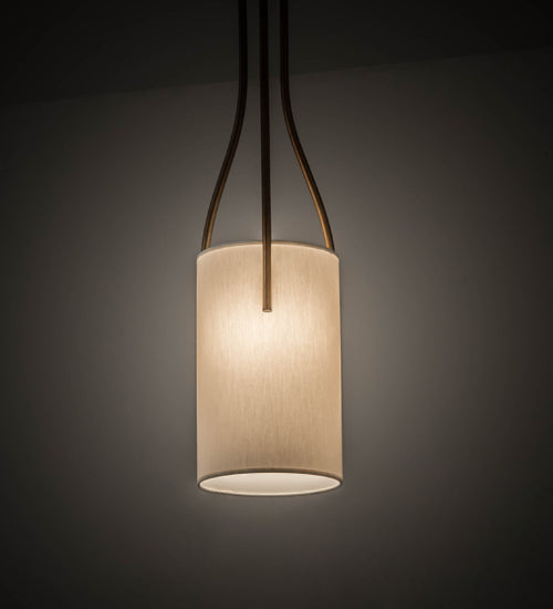 Meyda Tiffany Cilindro 177604 Pendant Light - Craftsman Brown