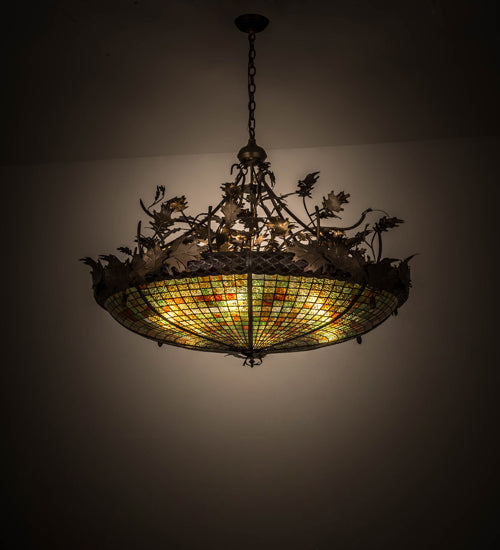 Meyda Tiffany Greenbriar Oak 177615 Chandelier Light - Antique Copper