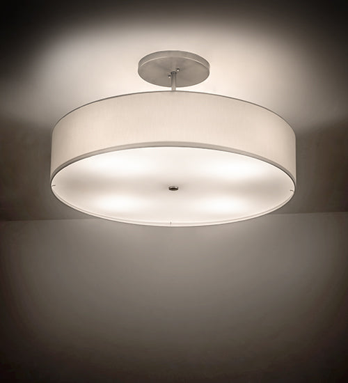 Meyda Tiffany Cilindro 177632 Ceiling Light - Nickel