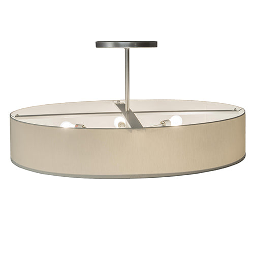 Meyda Tiffany Cilindro 177633 Ceiling Light - Nickel