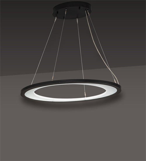 Meyda Tiffany Anillo 177751 Chandelier Light - Solar Black/Clear