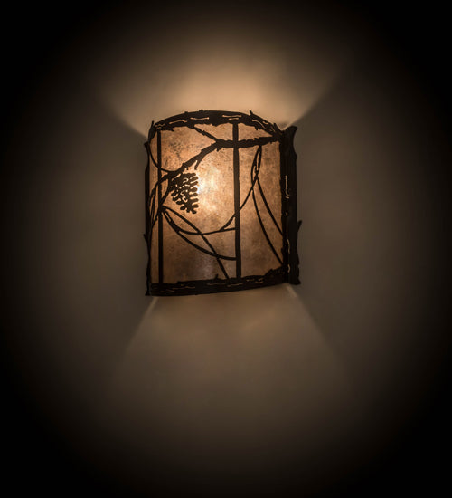 Meyda Tiffany Whispering Pines 177793 Wall Light - Timeless Bronze