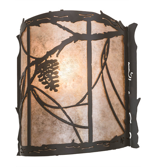 Meyda Tiffany Whispering Pines 177793 Wall Light - Timeless Bronze