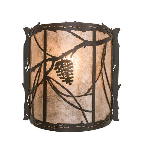 Meyda Tiffany Whispering Pines 177793 Wall Light - Timeless Bronze