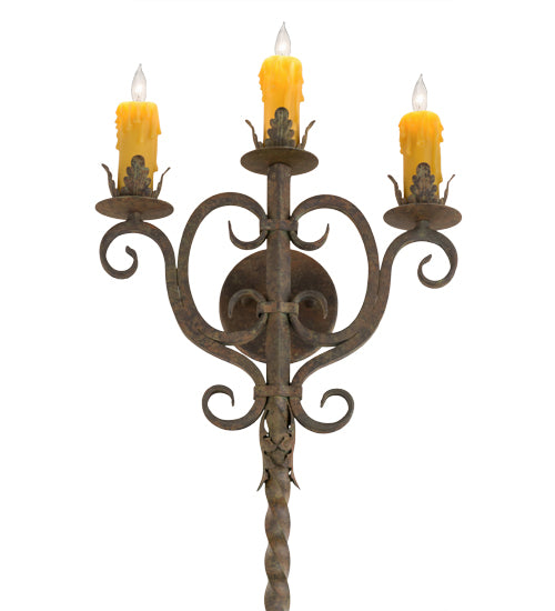 Meyda Tiffany Palmira 177813 Wall Light - Organic Rust