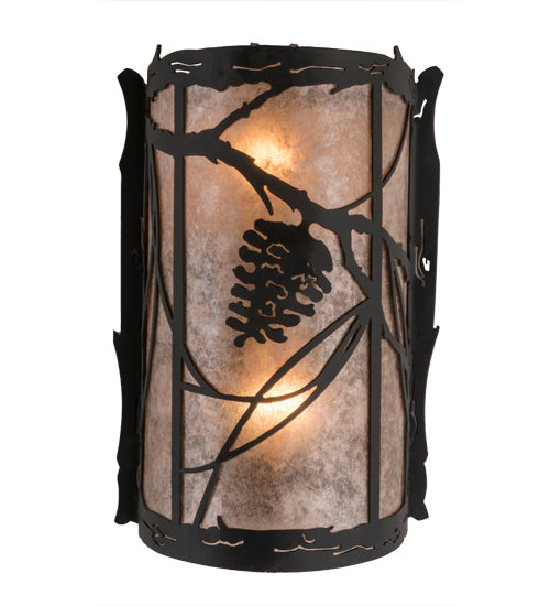 Meyda Tiffany Whispering Pines 177967 Wall Light - Wrought Iron