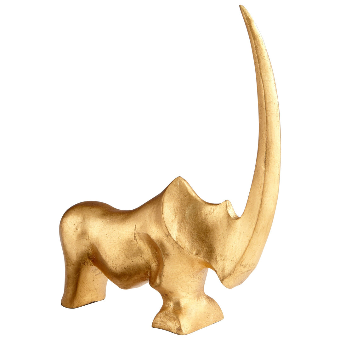 Cyan Design 06308  Rhino Bay Home Decor Gold Leaf