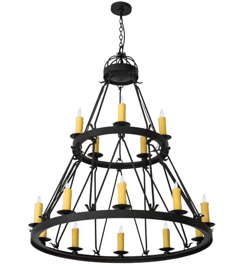 Meyda Tiffany Lakeshore 178008 Chandelier Light - Wrought Iron