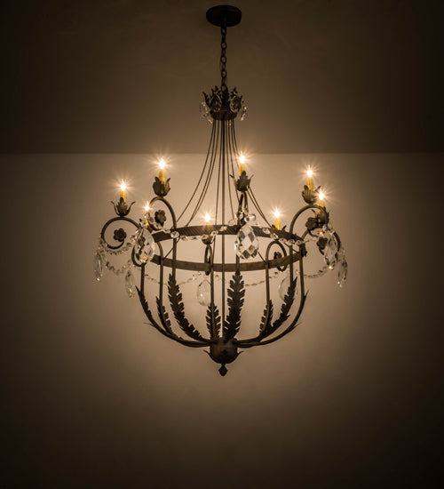 Meyda Tiffany Antonia 178081 Chandelier Light - French Bronzed,Crystal