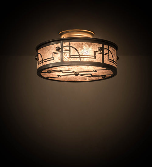 Meyda Tiffany Revival 178159 Ceiling Light - Nickel