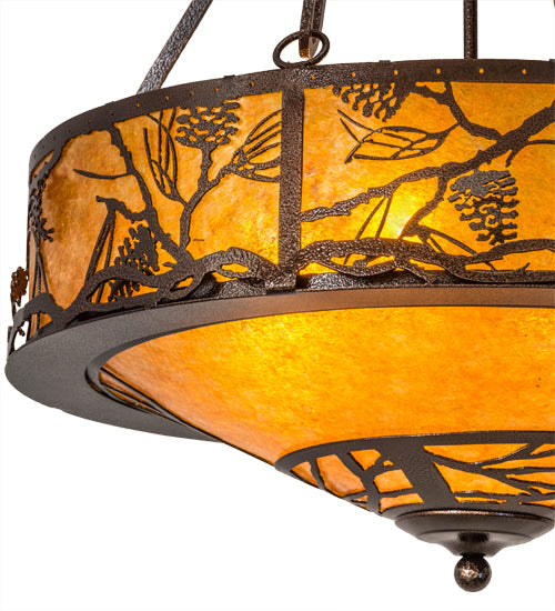 Meyda Tiffany Whispering Pines 178194 Ceiling Light - Copper Vein