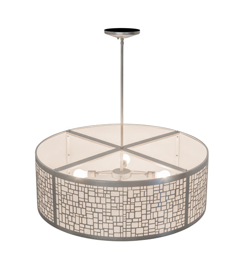 Meyda Tiffany Cilindro 178212 Pendant Light - Nickel