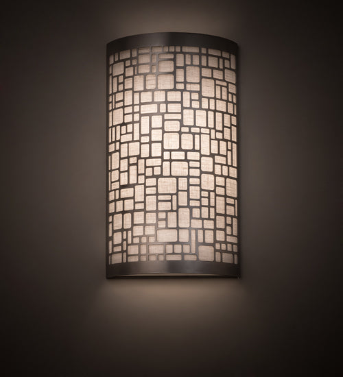 Meyda Tiffany Cilindro 178214 Wall Light - Nickel