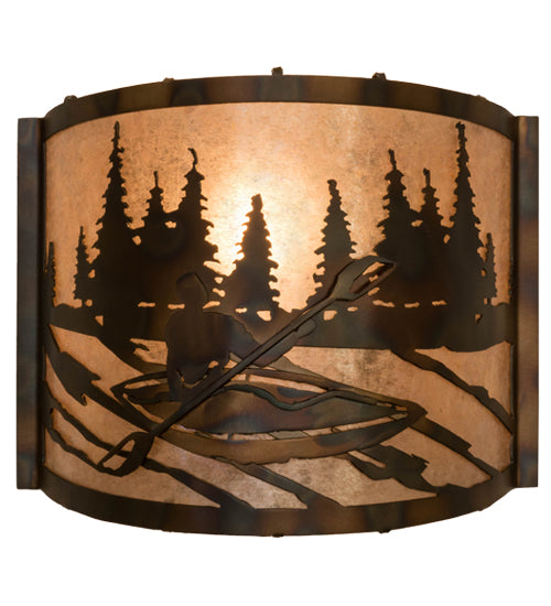 Meyda Tiffany Kayaker 178368 Wall Light - Antique Copper