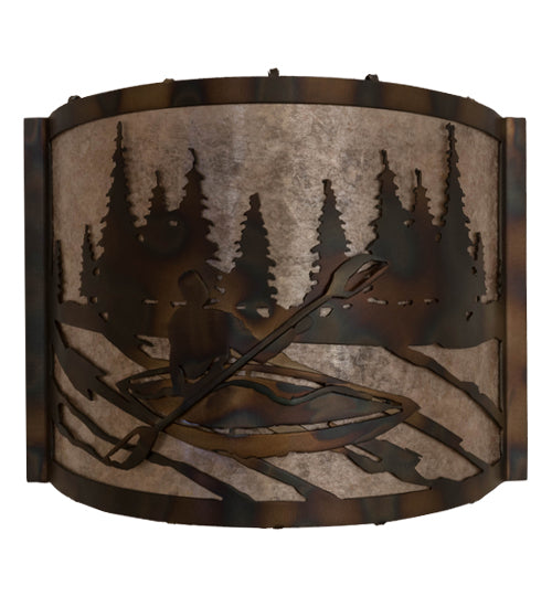 Meyda Tiffany Kayaker 178368 Wall Light - Antique Copper