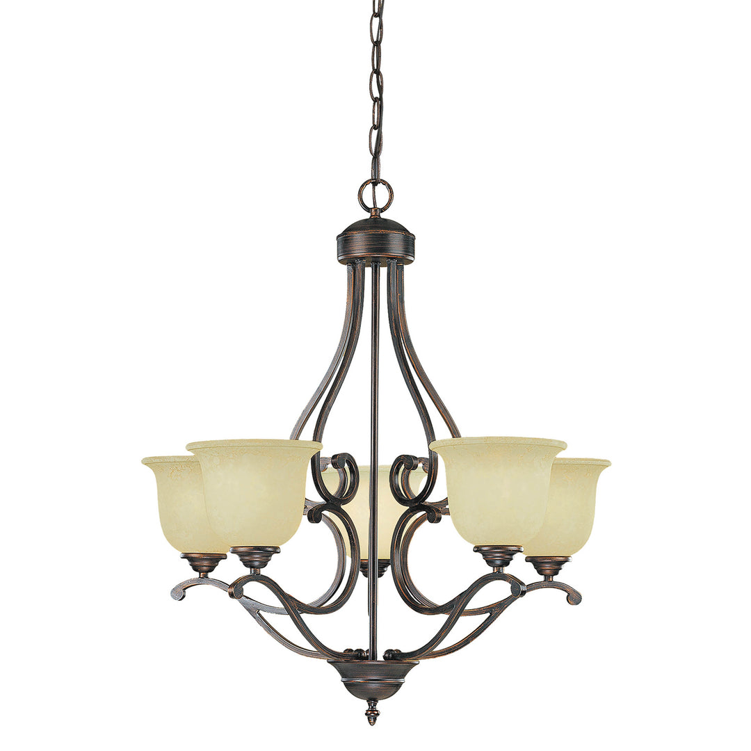 Millennium Courtney Lakes 1025-RBZ Chandelier Light - Rubbed Bronze