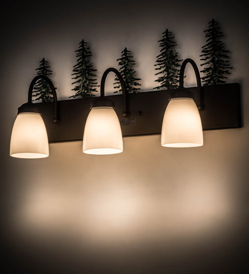 Meyda Tiffany Tall Pines 178428 Bath Vanity Light 24 in. wide - Oil Rubbed Bronze