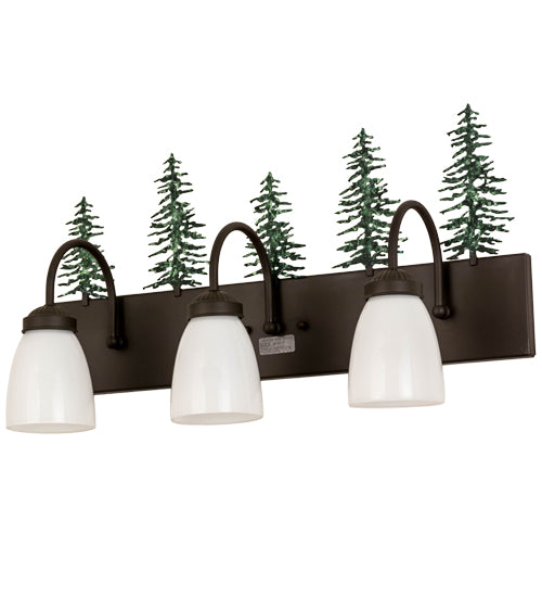 Meyda Tiffany Tall Pines 178428 Bath Vanity Light 24 in. wide - Oil Rubbed Bronze