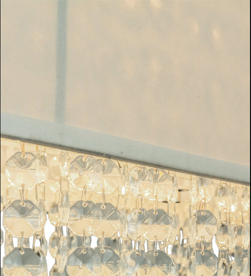 Meyda Tiffany Quadrato 178430 Pendant Light - Chrome, Crystal