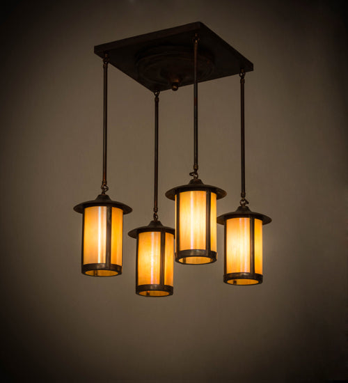 Meyda Tiffany Fulton 178510 Chandelier Light - Vintage Copper