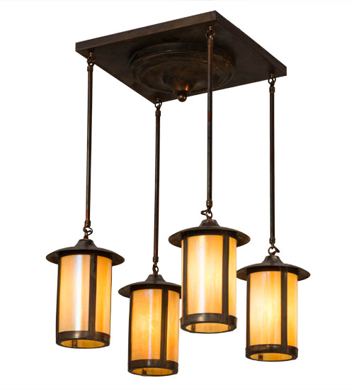 Meyda Tiffany Fulton 178510 Chandelier Light - Vintage Copper