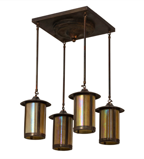 Meyda Tiffany Fulton 178510 Chandelier Light - Vintage Copper