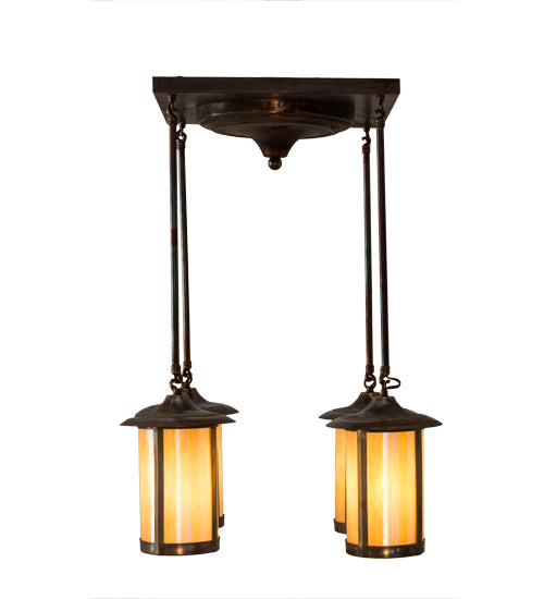 Meyda Tiffany Fulton 178510 Chandelier Light - Vintage Copper
