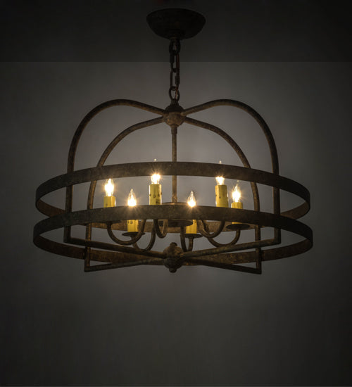 Meyda Tiffany Aldari 178587 Chandelier Light - Rust