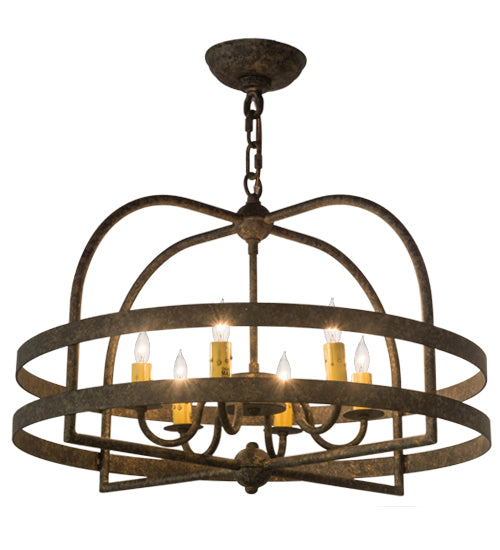 Meyda Tiffany Aldari 178587 Chandelier Light - Rust