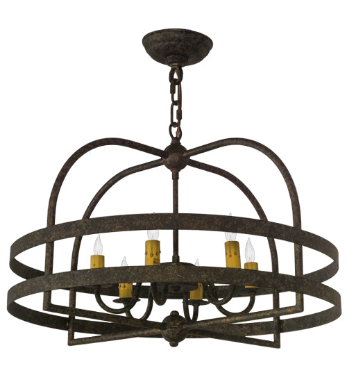 Meyda Tiffany Aldari 178587 Chandelier Light - Rust