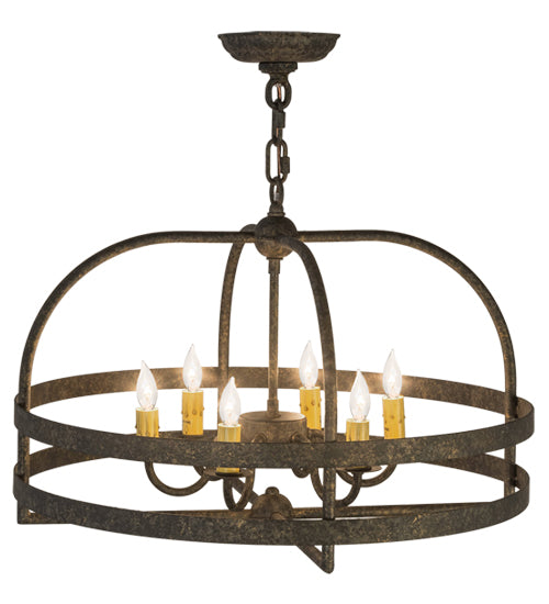 Meyda Tiffany Aldari 178587 Chandelier Light - Rust