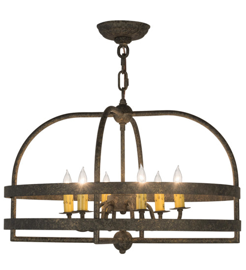 Meyda Tiffany Aldari 178587 Chandelier Light - Rust