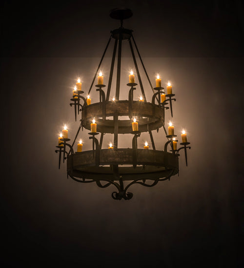 Meyda Tiffany Costello 178715 Chandelier Light - Burnished Copper