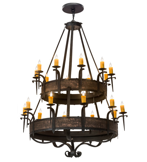 Meyda Tiffany Costello 178715 Chandelier Light - Burnished Copper