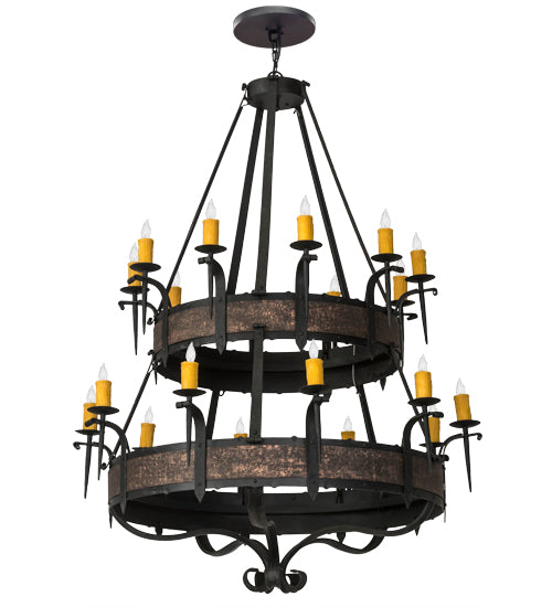 Meyda Tiffany Costello 178715 Chandelier Light - Burnished Copper