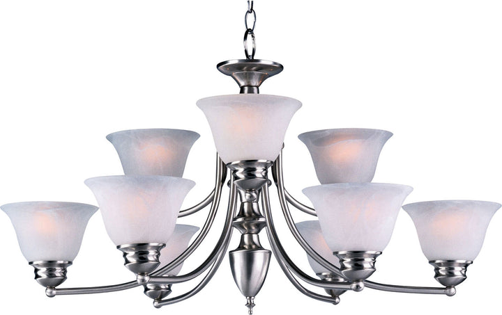 Maxim Malaga 2685MRSN Chandelier Light - Satin Nickel