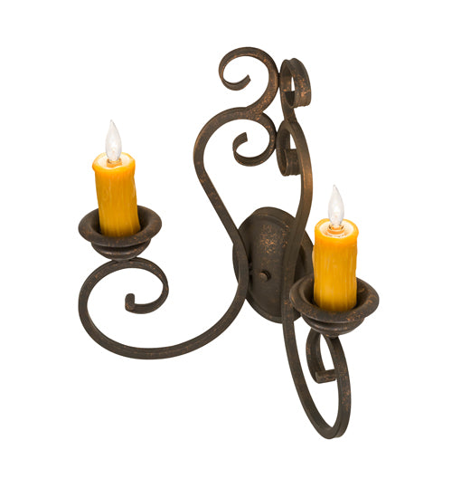 Meyda Tiffany Fernando 178723 Wall Light - Antique Brass