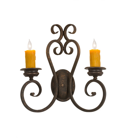 Meyda Tiffany Fernando 178723 Wall Light - Antique Brass