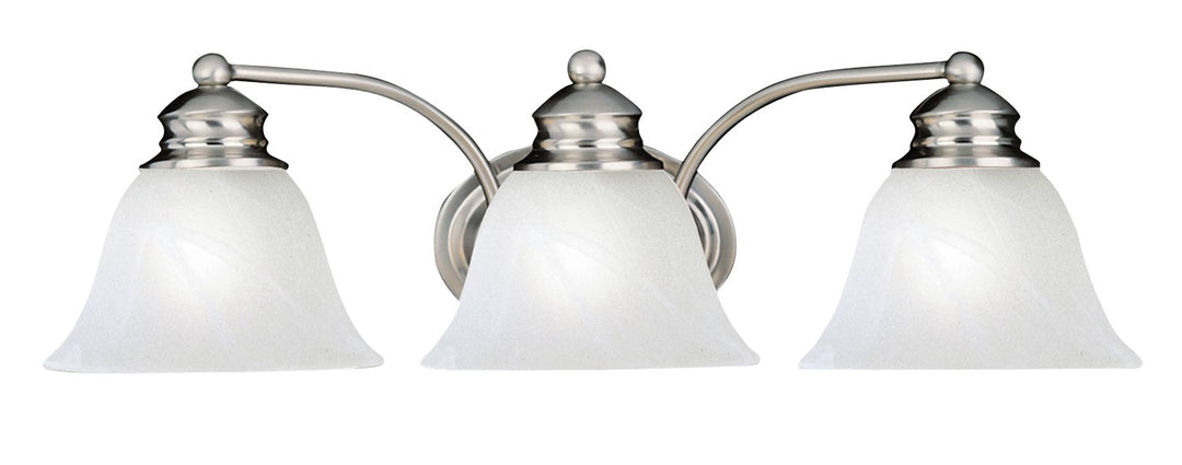 Maxim Malaga 2688MRSN Bath Vanity Light 20 in. wide - Satin Nickel