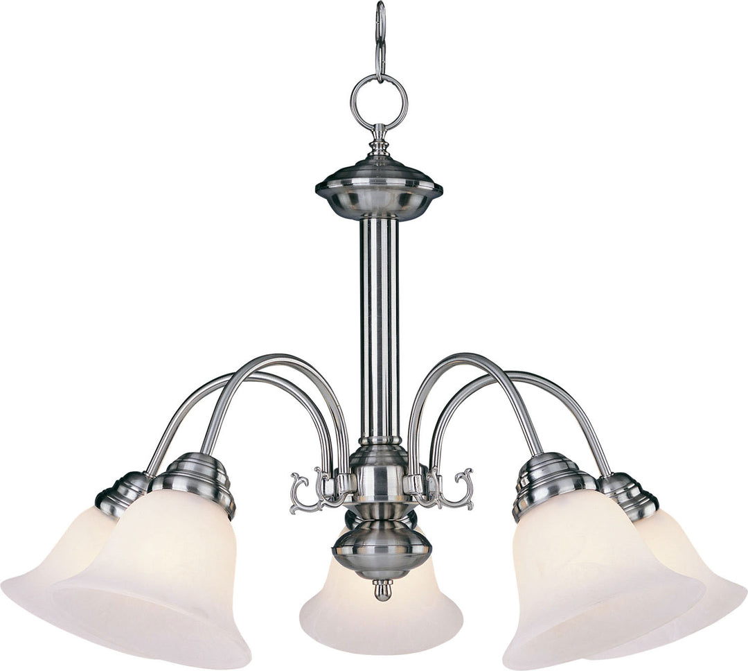 Maxim Malaga 2698MRSN Chandelier Light - Satin Nickel