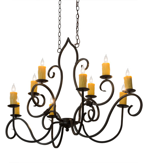 Meyda Tiffany Clifton 178811 Chandelier Light - Timeless Bronze,Custom