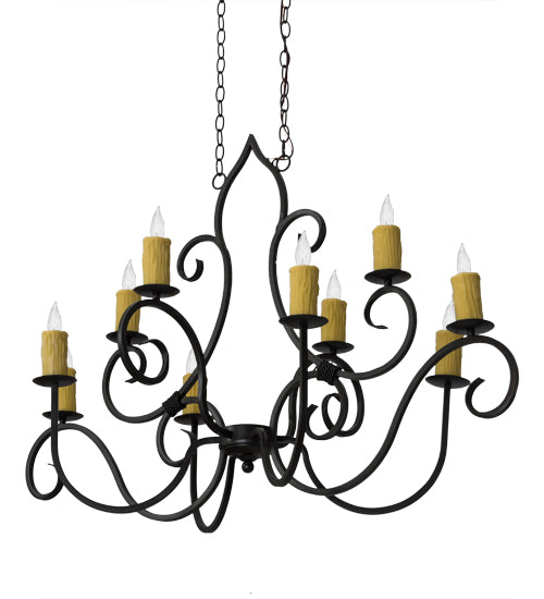 Meyda Tiffany Clifton 178811 Chandelier Light - Timeless Bronze,Custom