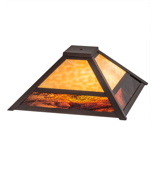 Meyda Tiffany Lighting 178900 Mission Shade Lamp Shade Bronze / Dark
