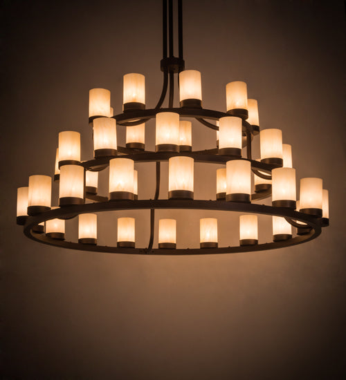 Meyda Tiffany Loxley 178978 Chandelier Light - Mahogany Bronze