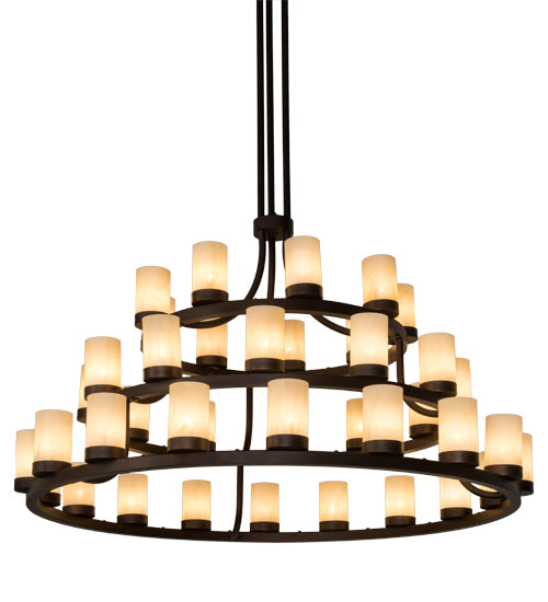 Meyda Tiffany Loxley 178978 Chandelier Light - Mahogany Bronze