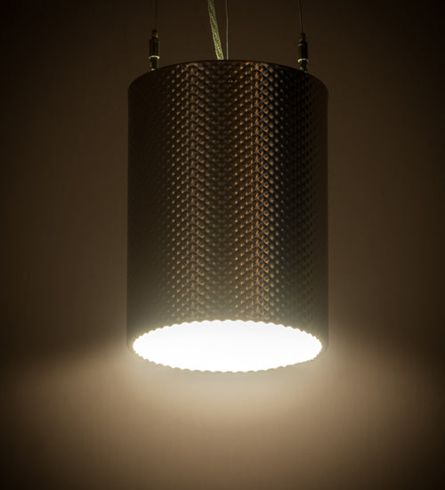 Meyda Tiffany Cilindro 179030 Pendant Light - Stainless Steel