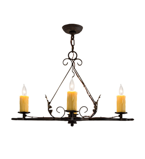Meyda Tiffany Elianna 179037 Chandelier Light - Mahogany Bronze