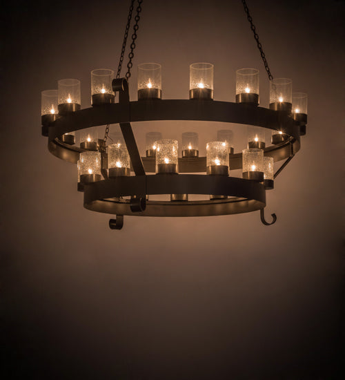 Meyda Tiffany Barnstable 179362 Chandelier Light - Timeless Bronze,Crystal