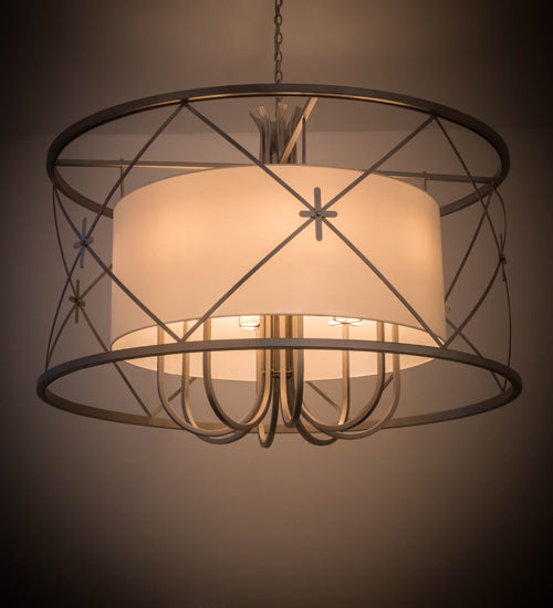 Meyda Tiffany Penelope 179590 Chandelier Light - Nickel